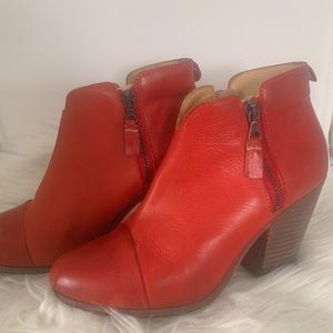 Rag & Bone red booties